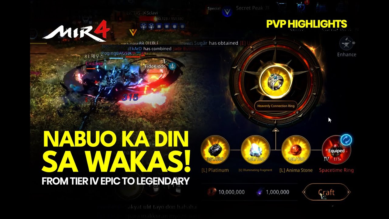 MIR4 PVP - NABUO DIN ANG SINGSING 💍