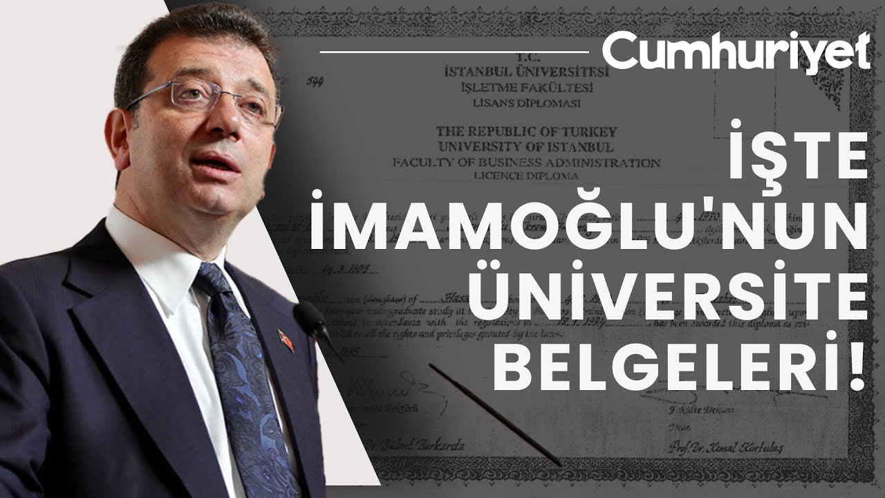 #CANLI | İstanbul Üniversitesi son noktayı koydu; İşte İmamoğlu'nun üniversite belgeleri!