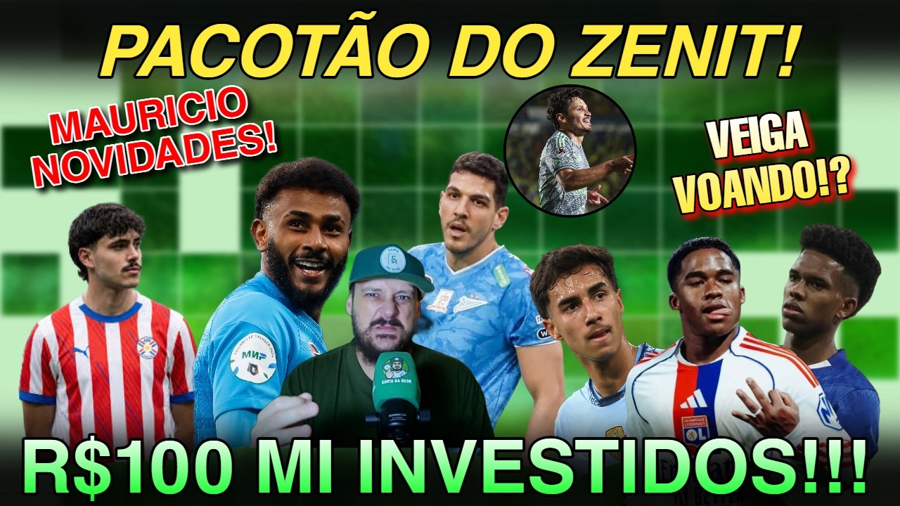 🚨PACOTÃO DO ZENIT!? WENDEL E NINO | INVESTIMENTO DE 100MI NA BASE! MAURICIO E VEIGA JOGA BEM
