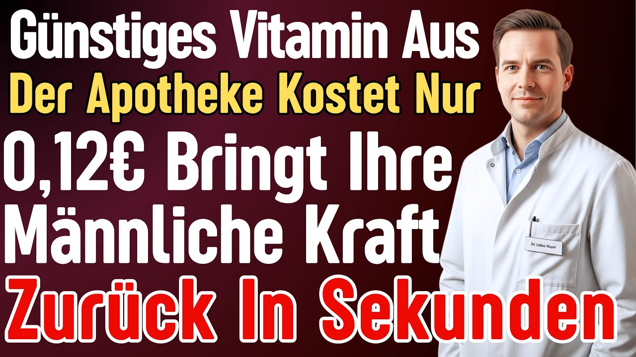 Das GÜNSTIGE VITAMIN das Ihre KRAFT und VITALITÄT nach 60 wiederherstellt