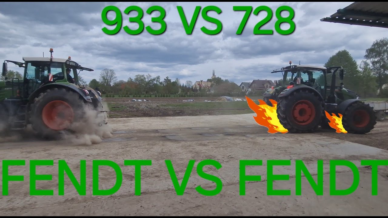 FENDT 728 VS FENDT 933 + Testujemy w polu nowego Fendt'a 728 #vlog26