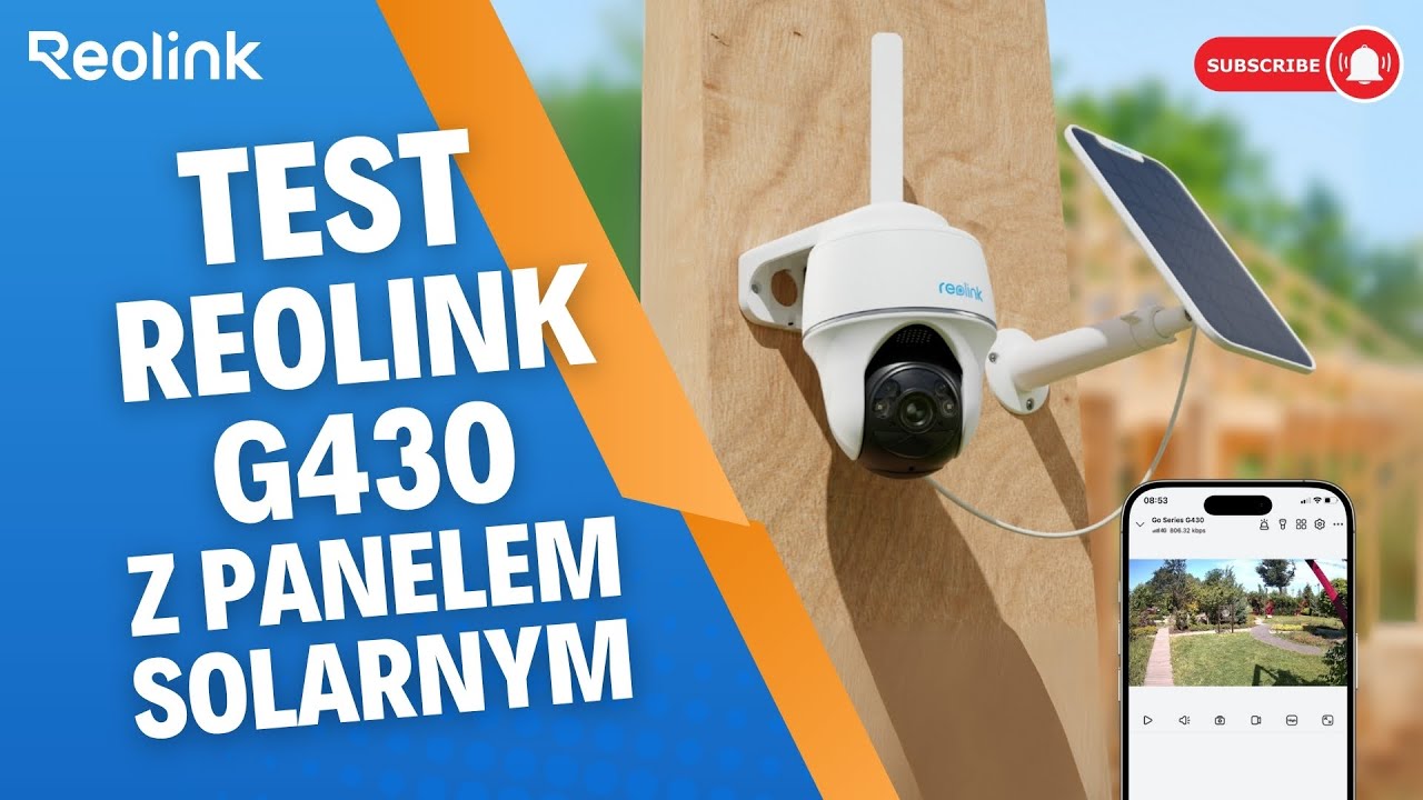 Brak Wi-Fi i prądu? Kamera obrotowa na kartę SIM! 🎦 TEST REOLINK GO PT SERIES G430 + Panel Solarny