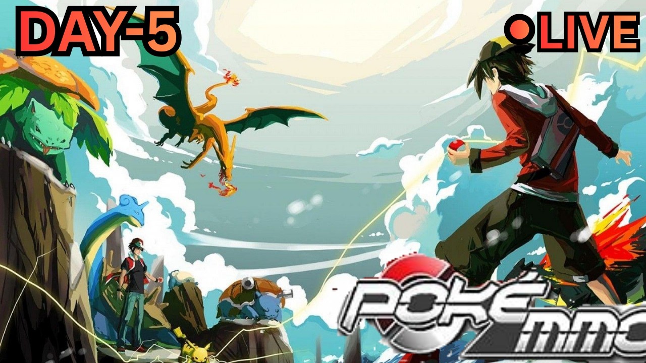 POKEMMO CHILL NIGHT LIVE STREAM DAY 5| PLAYING FOR THE FIRST TIME #pokemmo #pokemongo #pokemongames