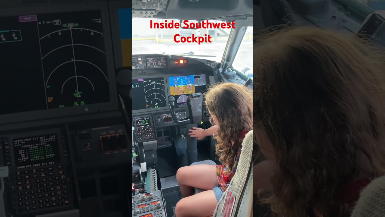 Inside Southwest cockpit! #southwest #airplane #cockpit