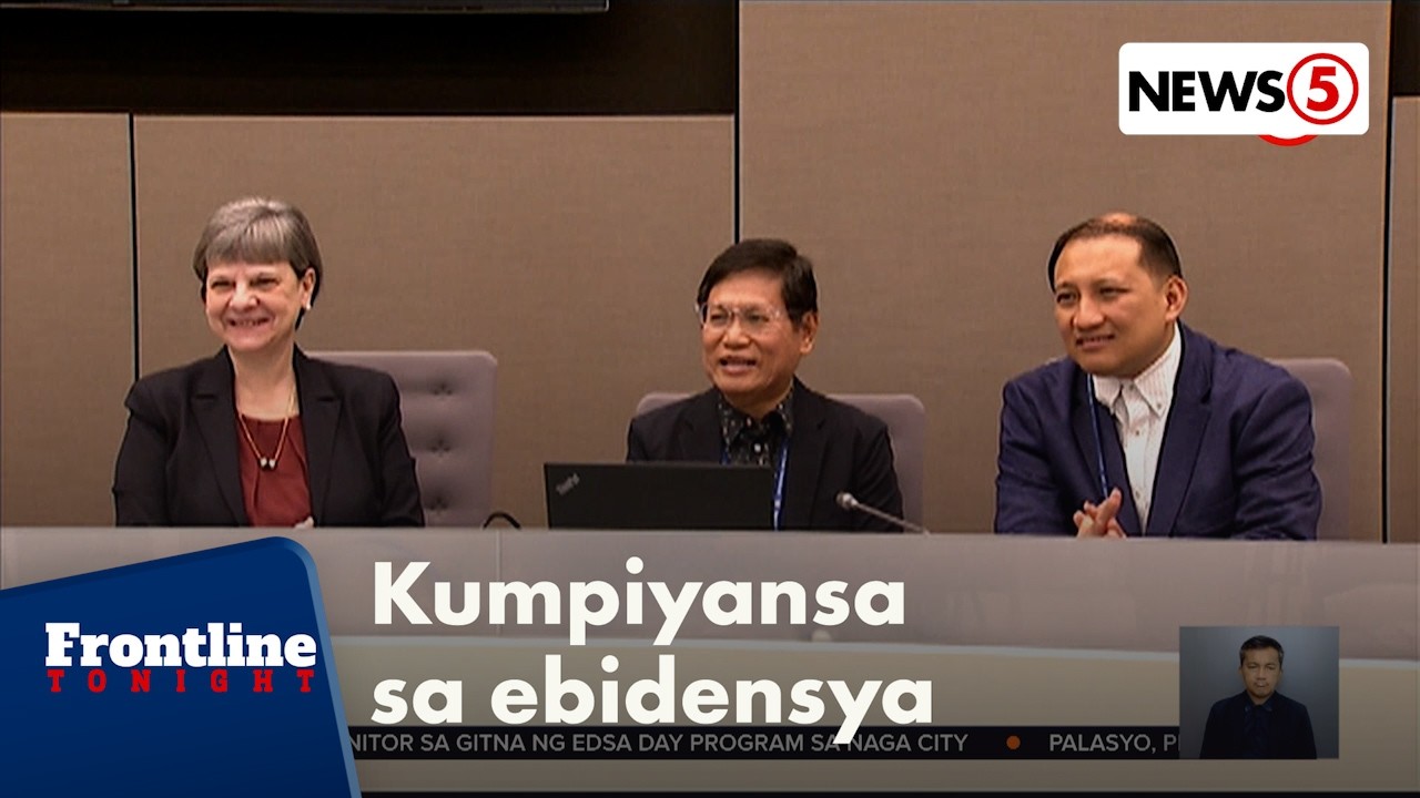 Prosekusyon, kumpiyansa sa mga inilatag nilang ebidensya sa ICC | Frontline Tonight