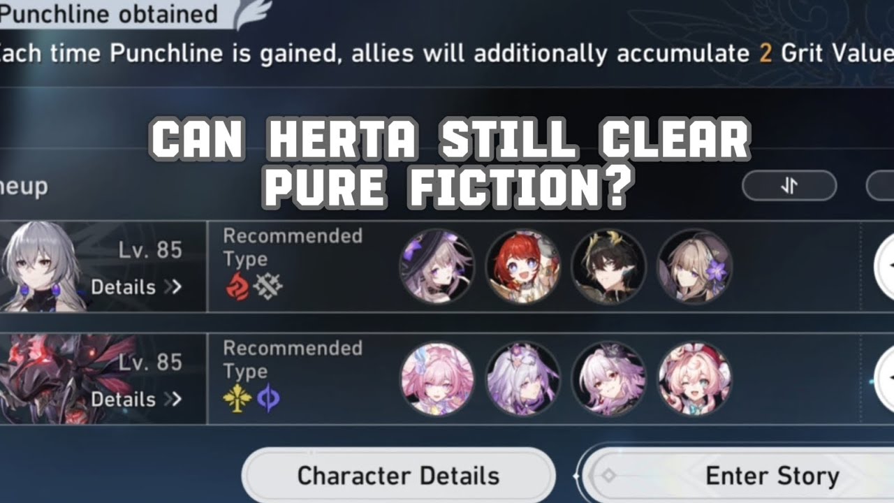 E0S1 The Herta & E0S0 Castorice in Pure Fiction | Honkai Star Rail