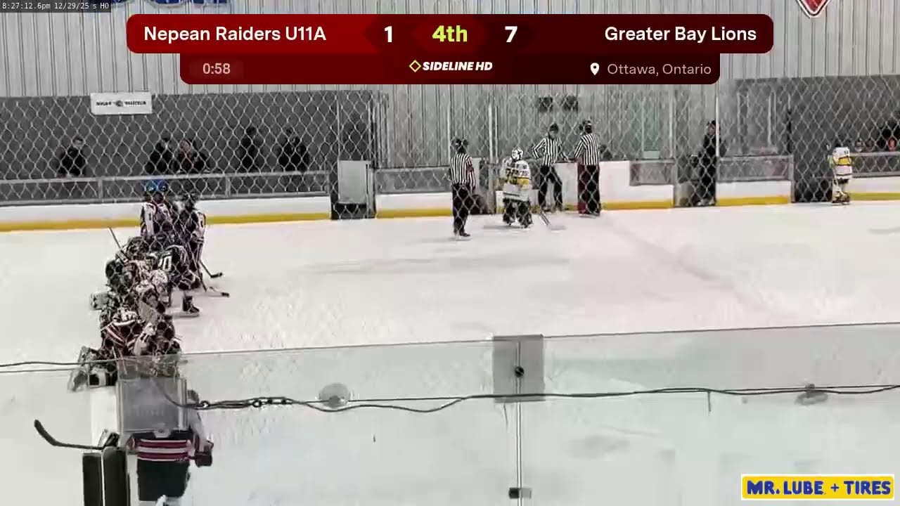 Nepean Raiders U11A @ Greater Bay Lions (2025.12.29)