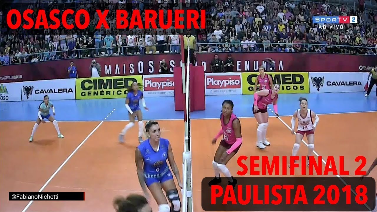 Osasco x Barueri - Semifinal - Paulista de Vôlei Feminino 2018