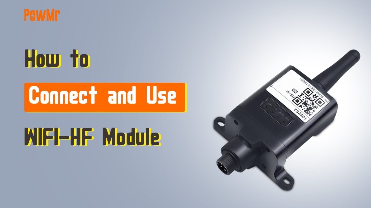 How to Connect and Use the WiFi-HF Module