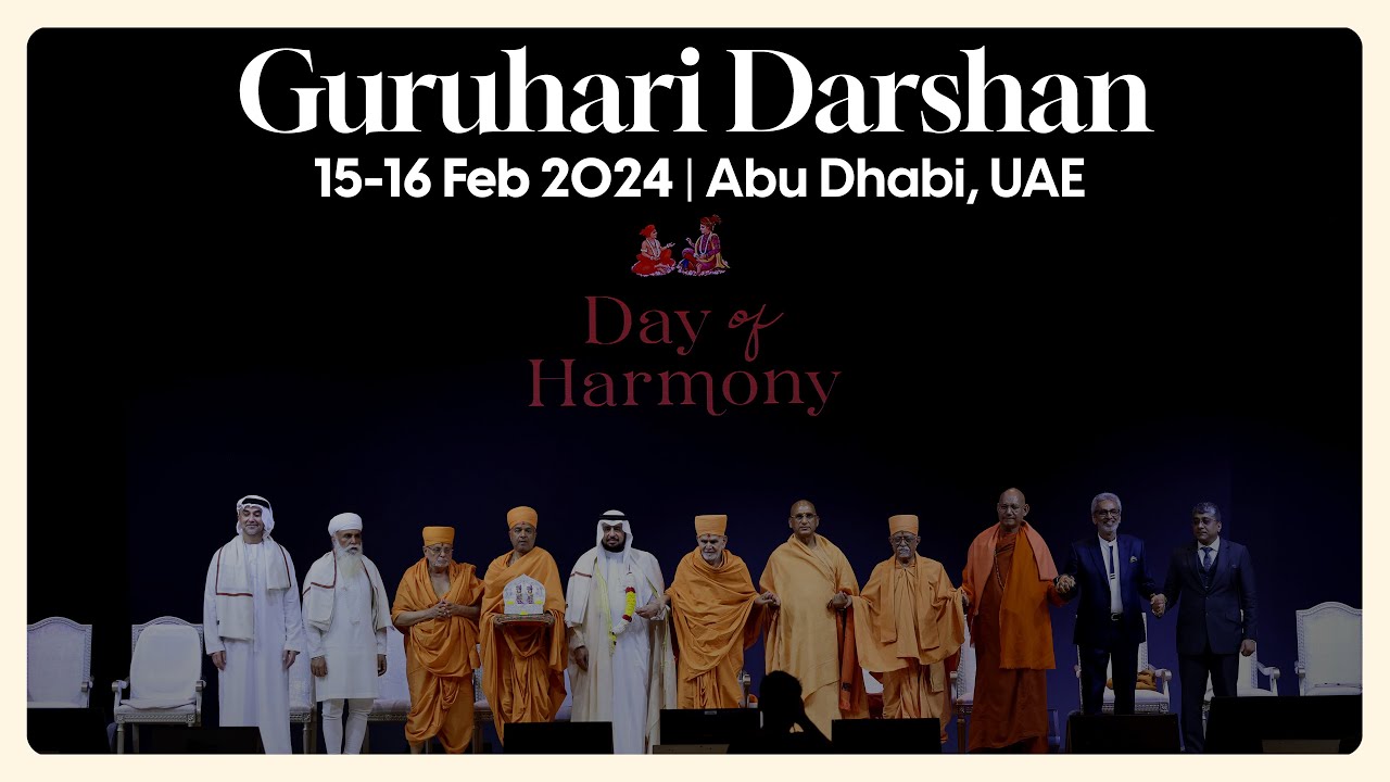 Guruhari Darshan, 15-16 Feb 2024, Abu Dhabi, UAE