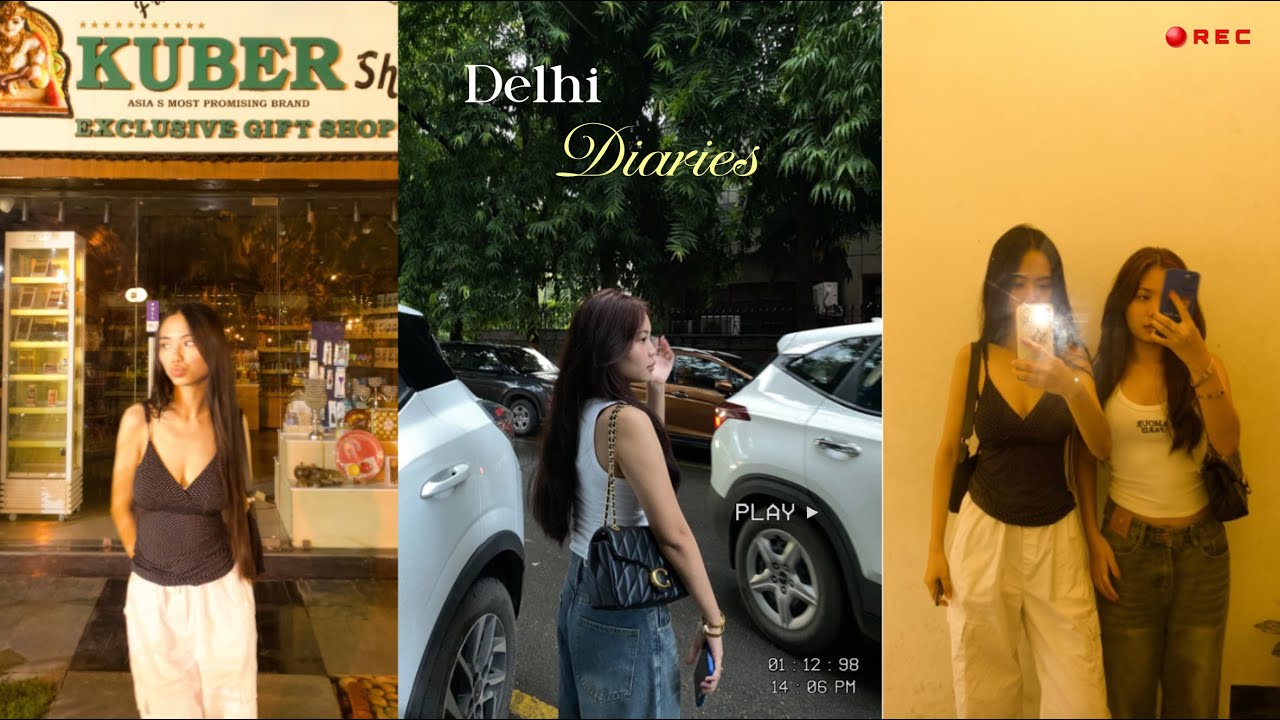 Delhi Diaries: Catching up with friends ,cafe hopping and good vibes⭐️
