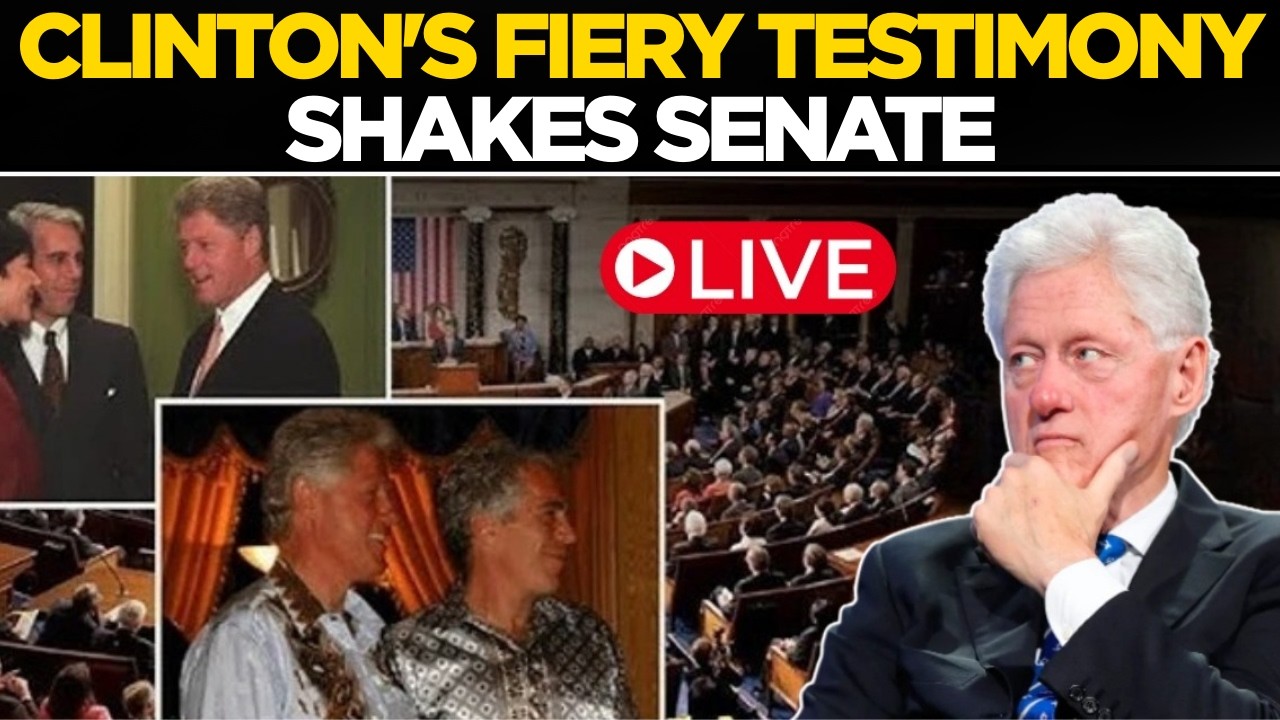Epstein Files LIVE | Clinton&rsquo;s Fiery Testimony | Released Document From Files Send Global Shockwaves