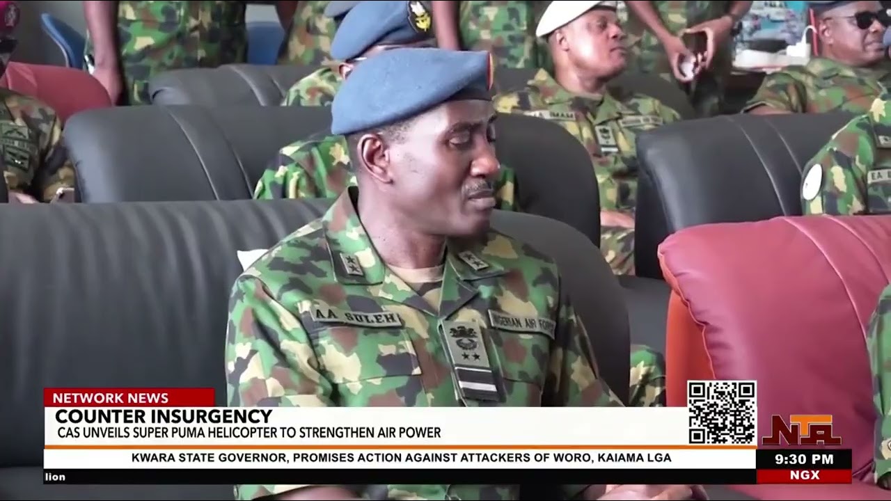 Air Force Unveils Reactivated Super Puma Helicopter to Strengthen Nigeria’s Airpower