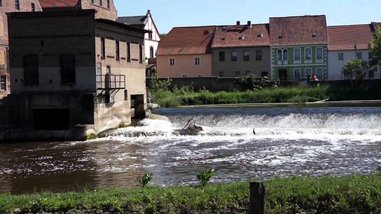 Laucha - Unstrut - Wehr - Schleuse - neue Brücke - 2012