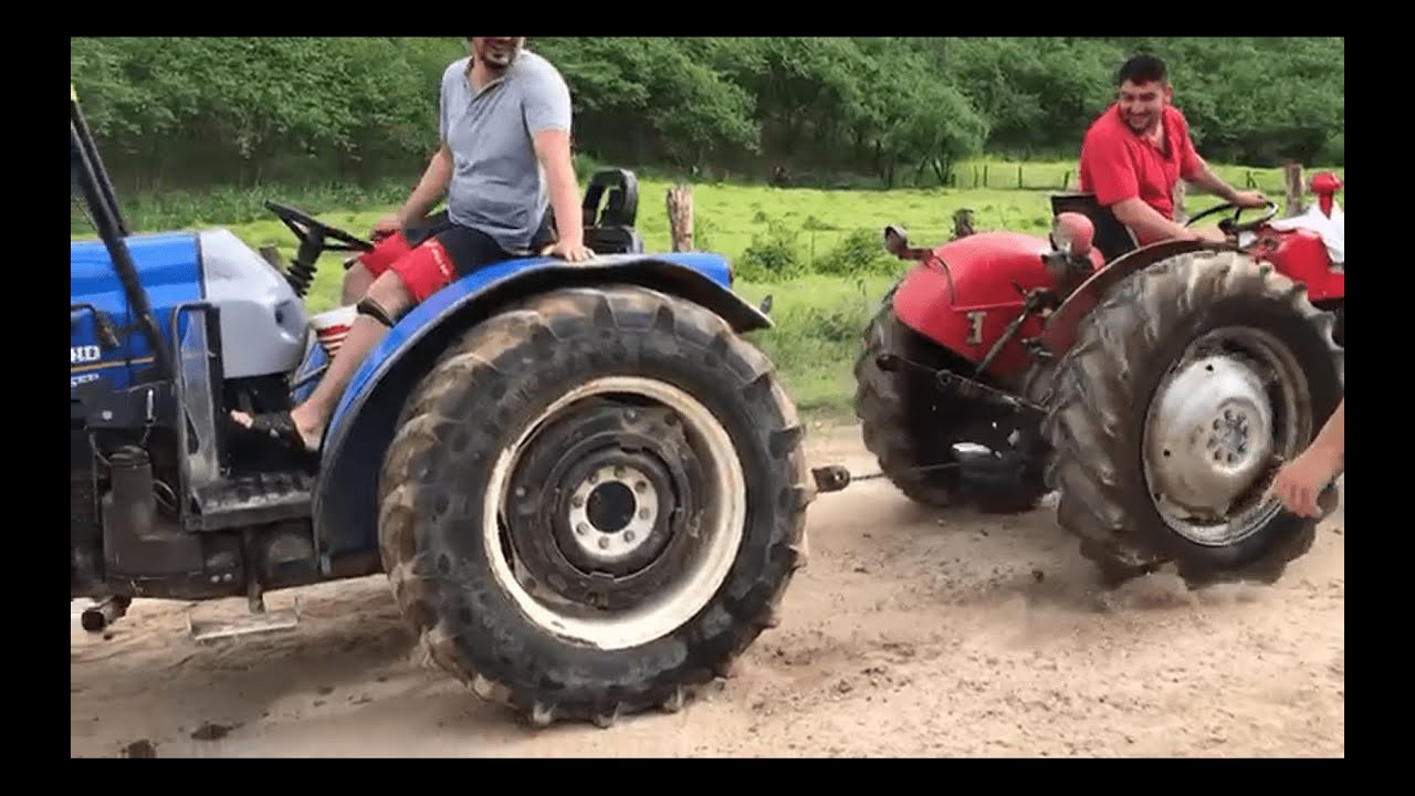 Efsane çekişme massey ferguson 148 vs new holland TT55 çekişmesi ( Tek çekere çift çeker)