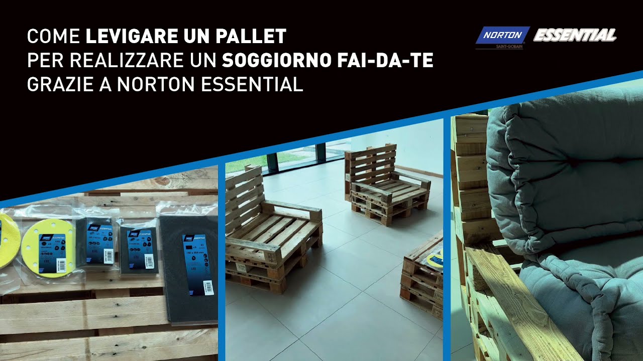 Come levigare un pallet per realizzare un soggiorno Fai-Da-te