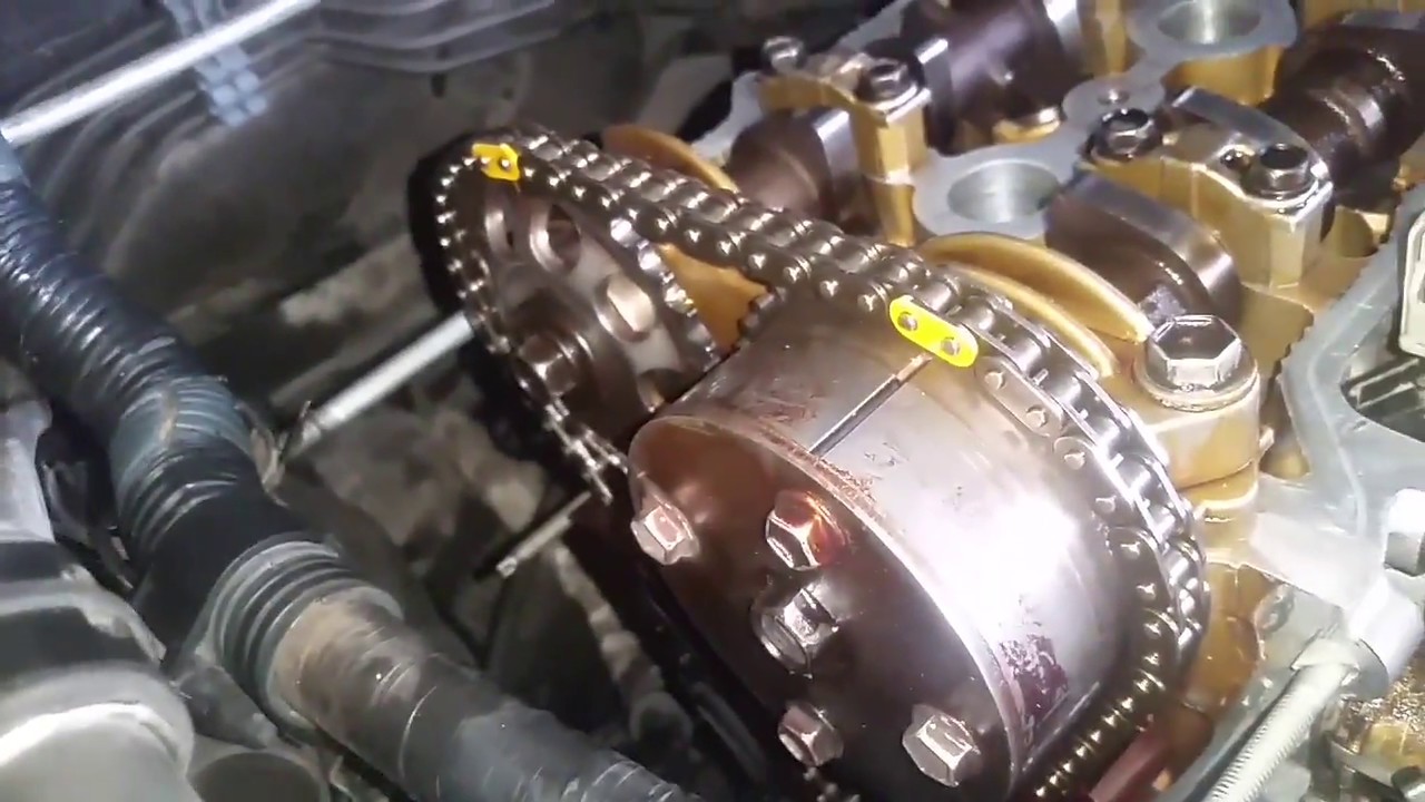 ضبط سير كاتينة تويوتا  كورولا 2007  adjust timing belt toyota corolla engine 3zz