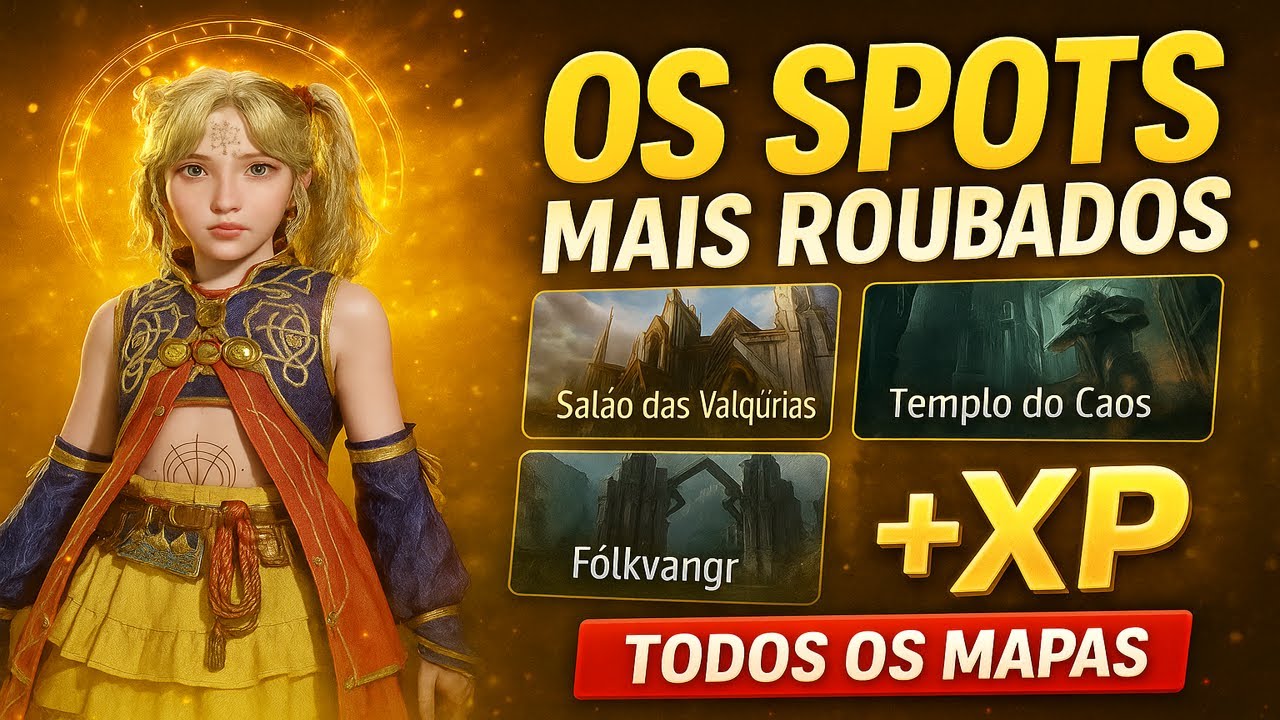 LEGEND OF YMIR  - OS SPOTS DE XP MAIS ROUBADOS LEVEL 45+