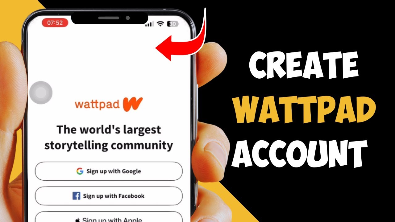 Как создать аккаунт Wattpad!
