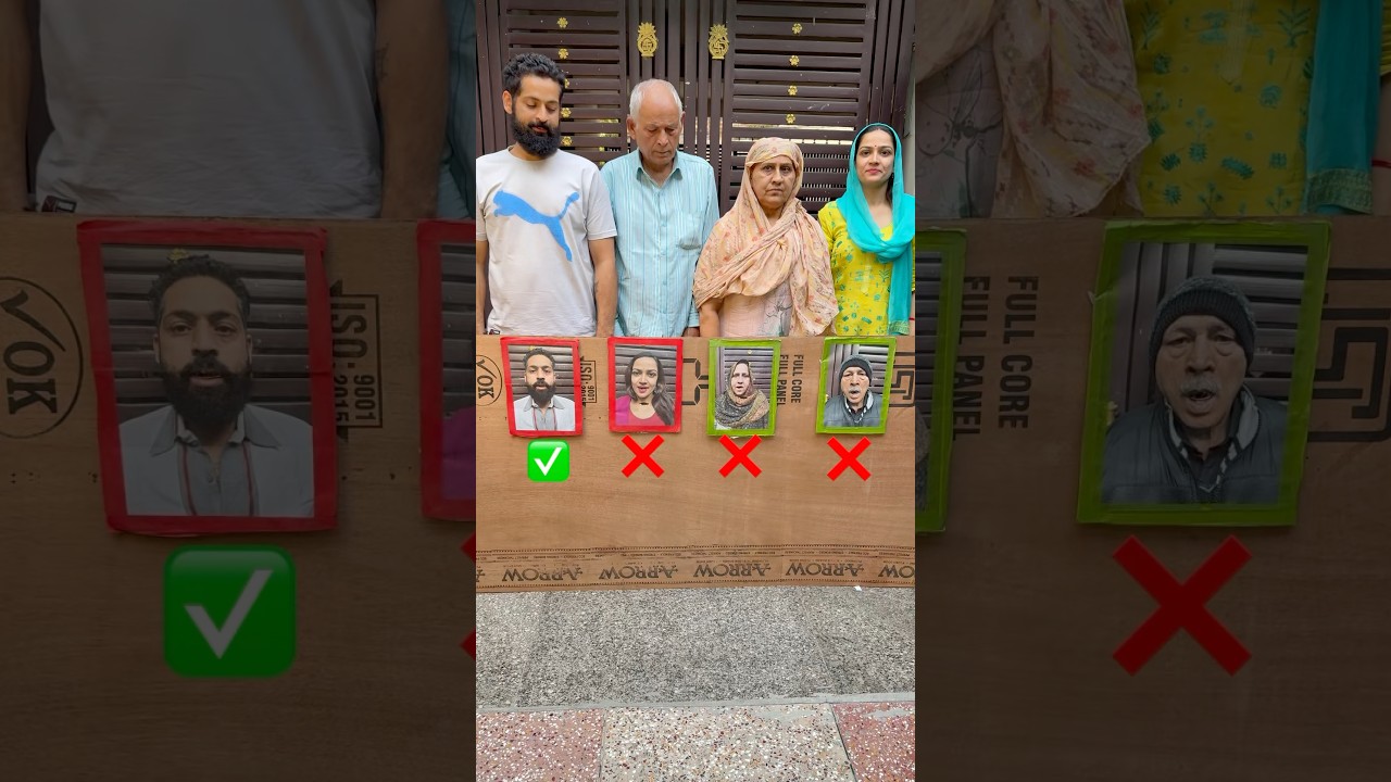 Real-Person Matching Challenge! Play With Family! #familygames #familychallenge