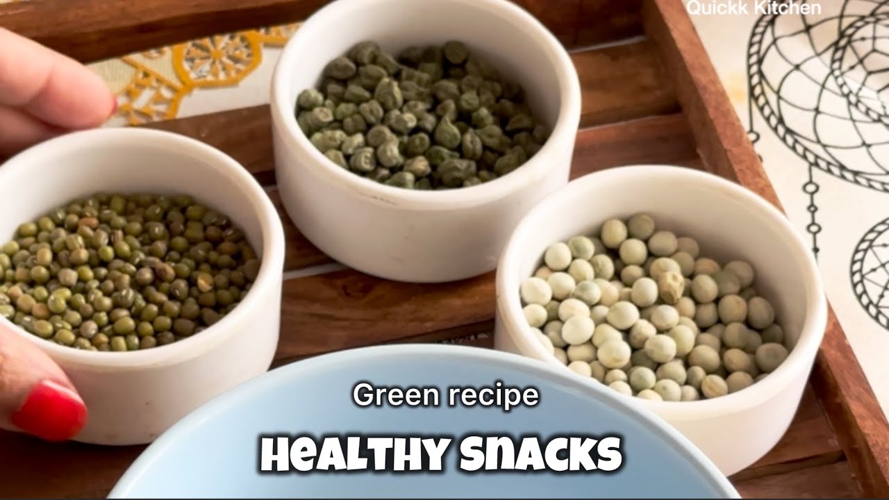 Protein rich Healthy Snacks Recipe | Green tikki recipe | Healthy recipes  