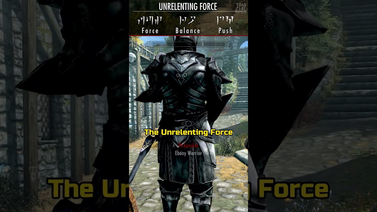 Stealing The Unstealable Armor In Skyrim! #gaming #skyrim #shorts