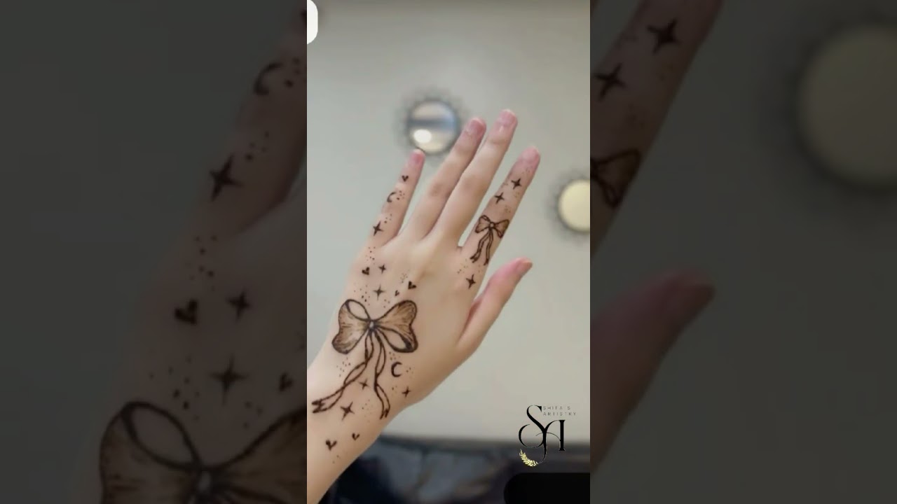 Beautiful mehndi design 💗 simple mehndi design। mehndi design simple। aesthetic mehndi design#mehndi