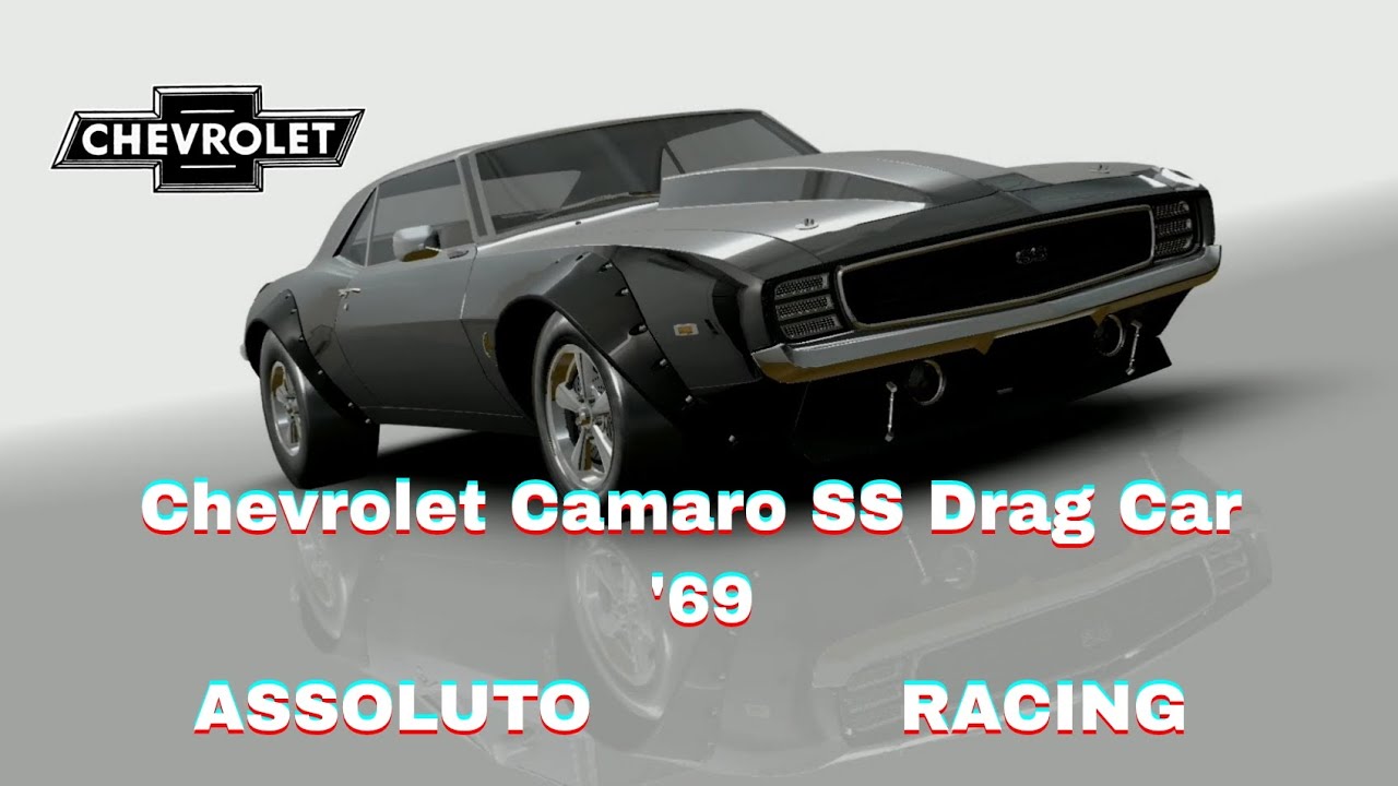 Volta em Nürburgring com um Chevrolet Camaro SS Drag '69 (Assoluto Racing)