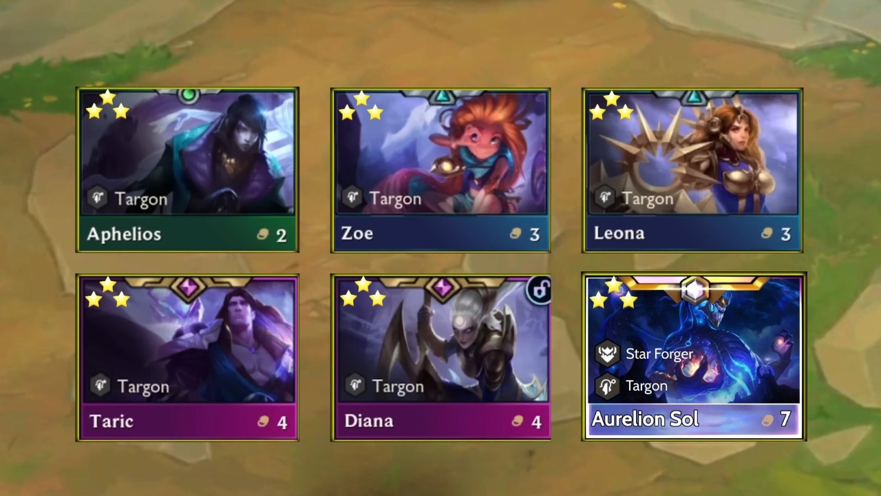 6 Targon ALL 3-Star!!!⭐⭐⭐