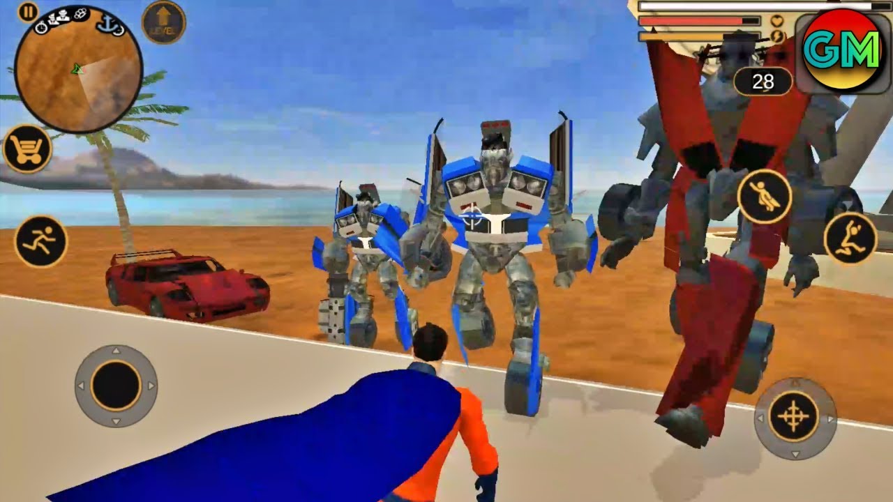 Vegas Crime Simulator #Robots (by Naxeex LLC) Android Gameplay HD