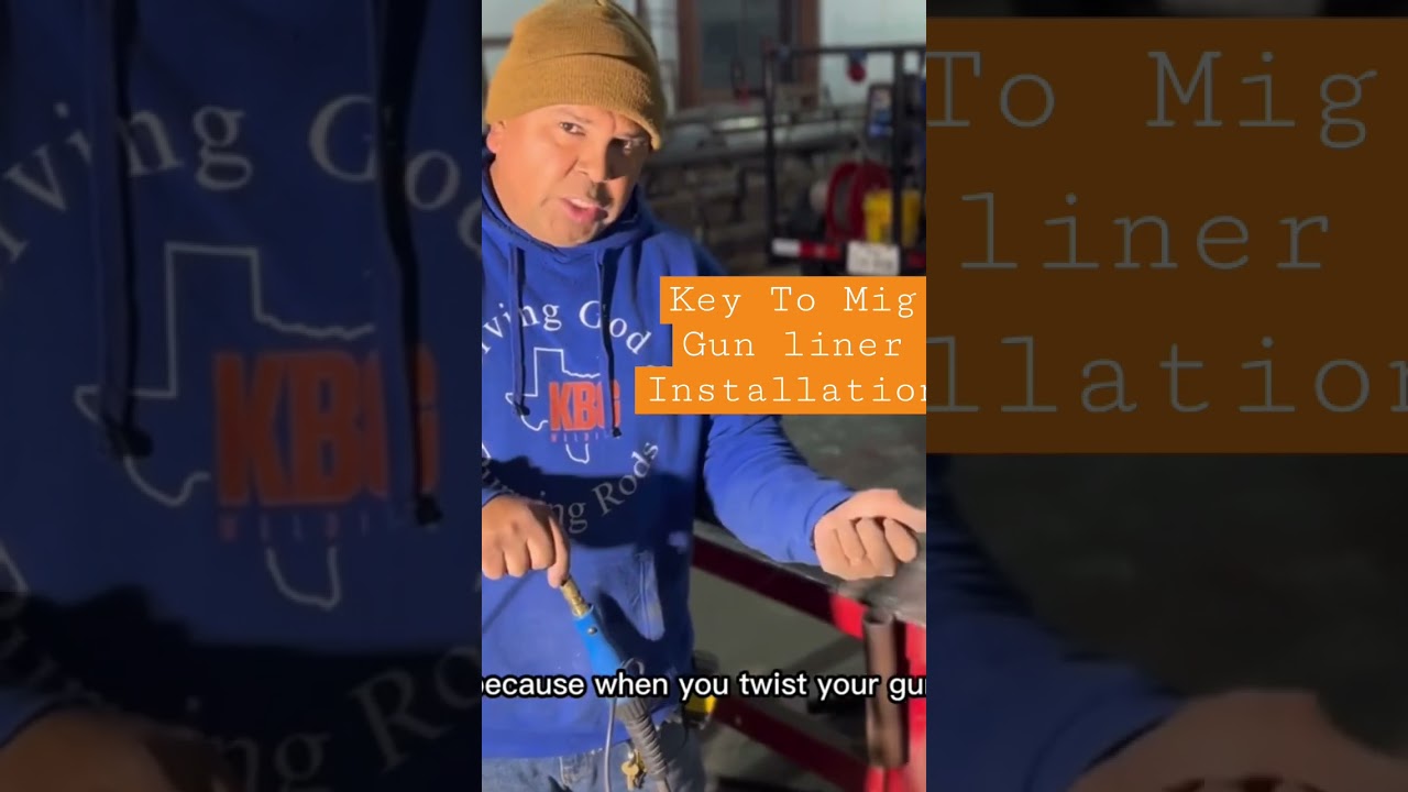 Key to Mig gun liner installation