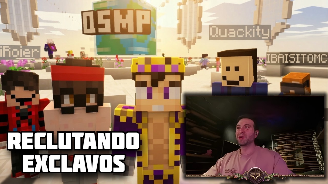 VEGETTA en QSMP 2 *RECLUTANDO para la GRAN MURALLA* 😮🤣
