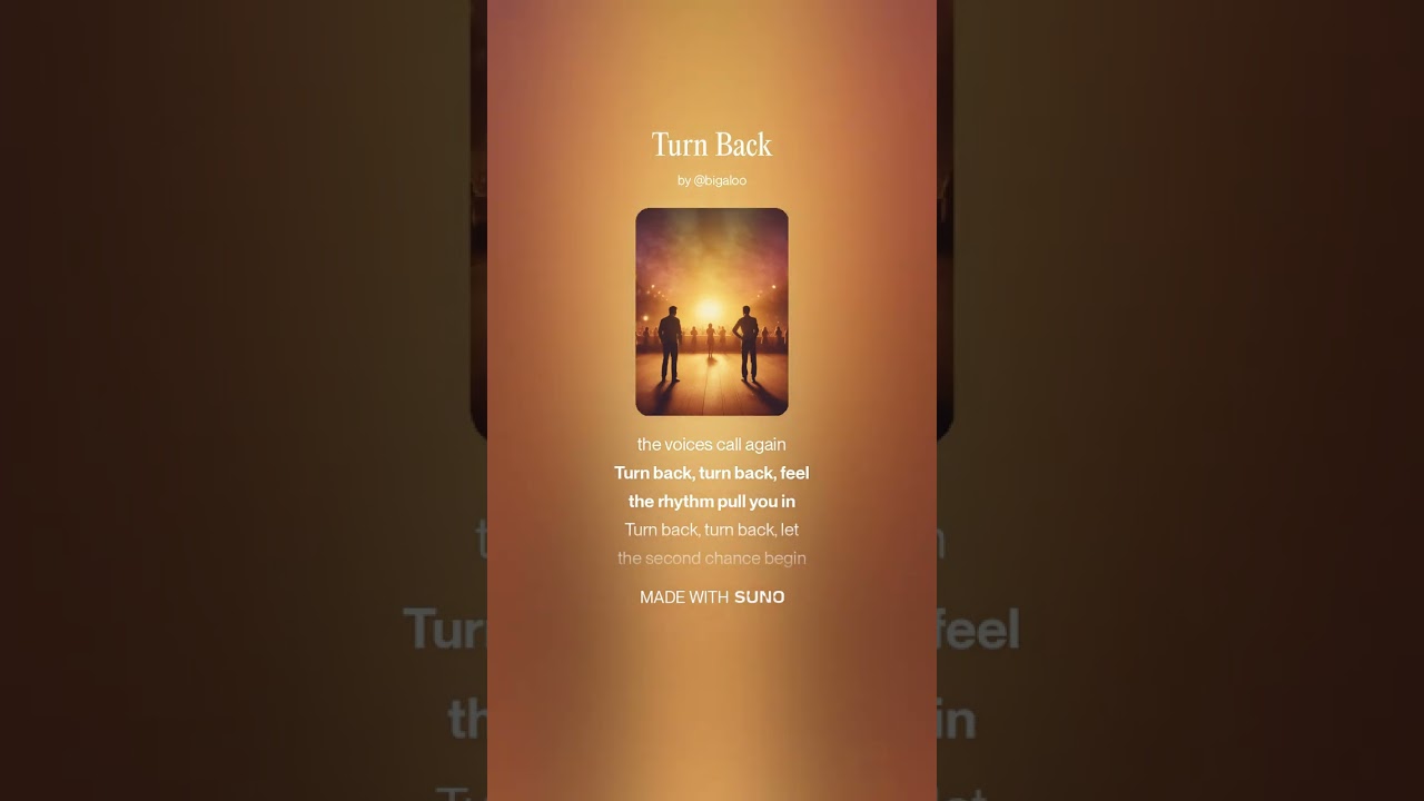 Turn Back #music #lyrics #edm #disco #house