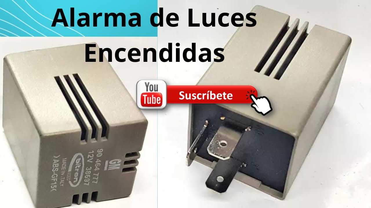 Instalación Alarma Sonora de Luces Encendidas para autos 🚘