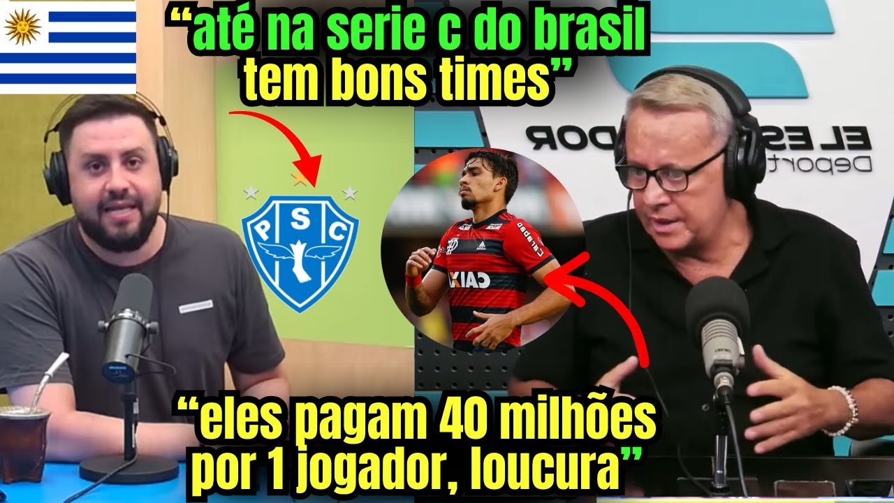 JOGADORES DO URUGUAI ESTÃO INDO PRA SERIE C DO BRASIL 
