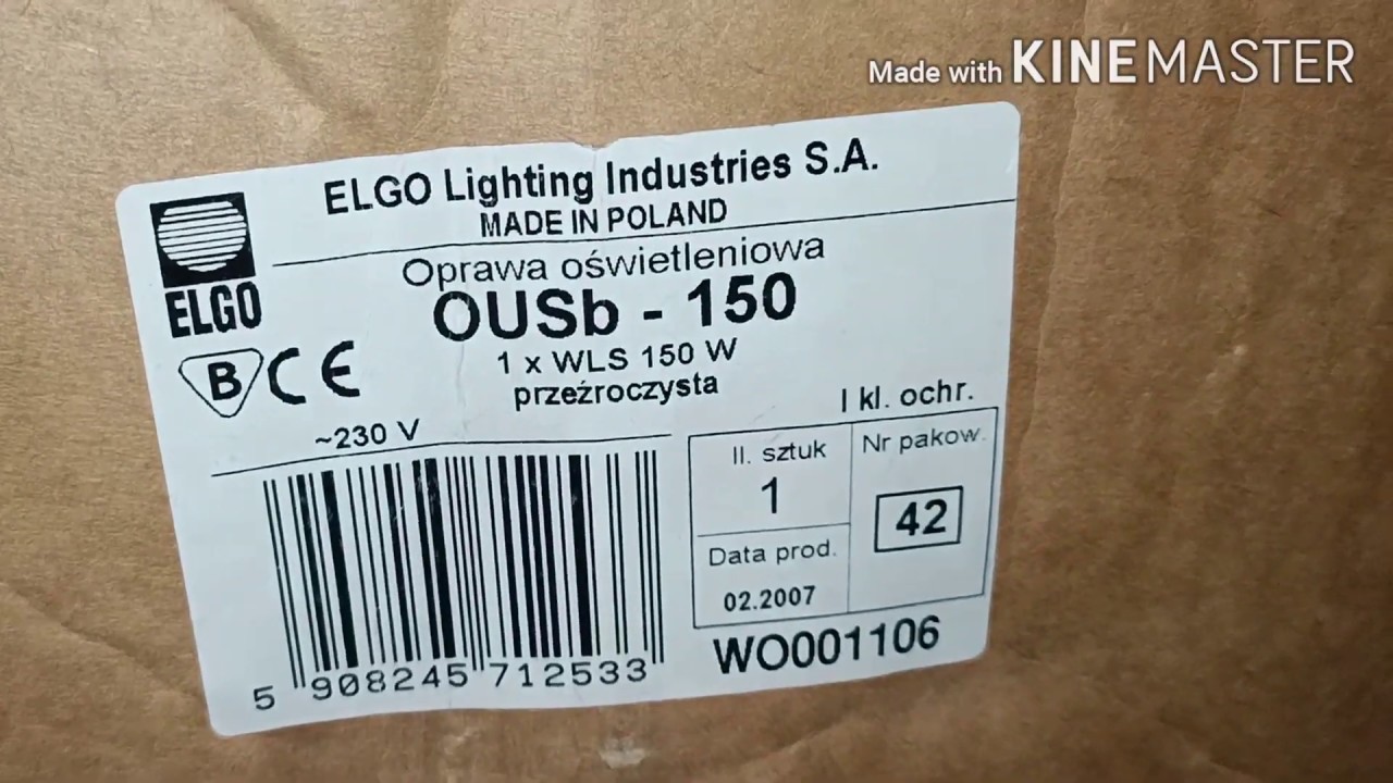 Oprawa uliczna ELGO luna OUSb 150w