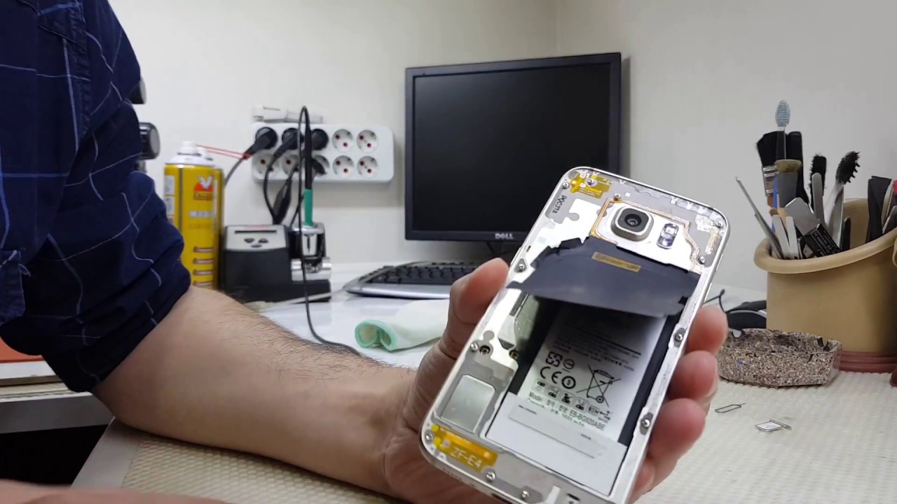 SAMSUNG S6 BATARYA DEĞİŞİMİ (DİSSEMPLY)
