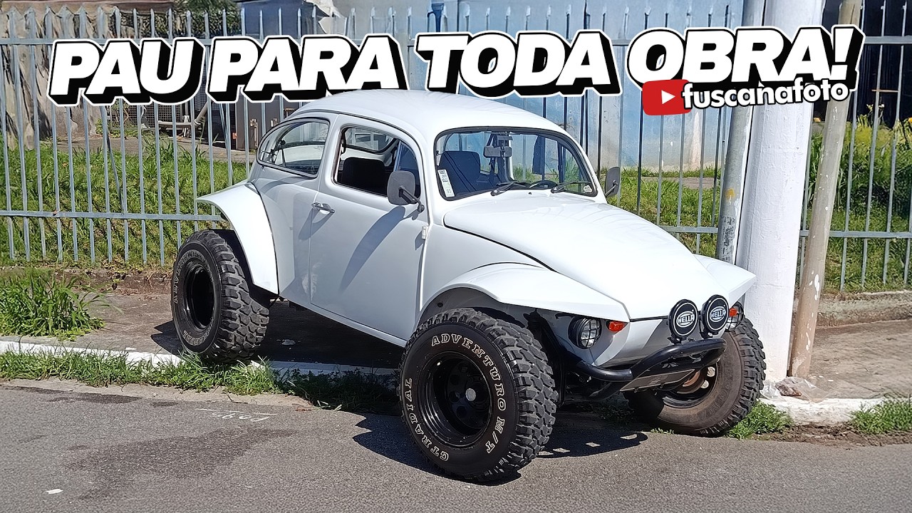 PAU PARA TODA OBRA! FUSCA BAJA 1974 CONSTRU&Iacute;DO E CURTIDO EM FAM&Iacute;LIA - Fusca na Foto