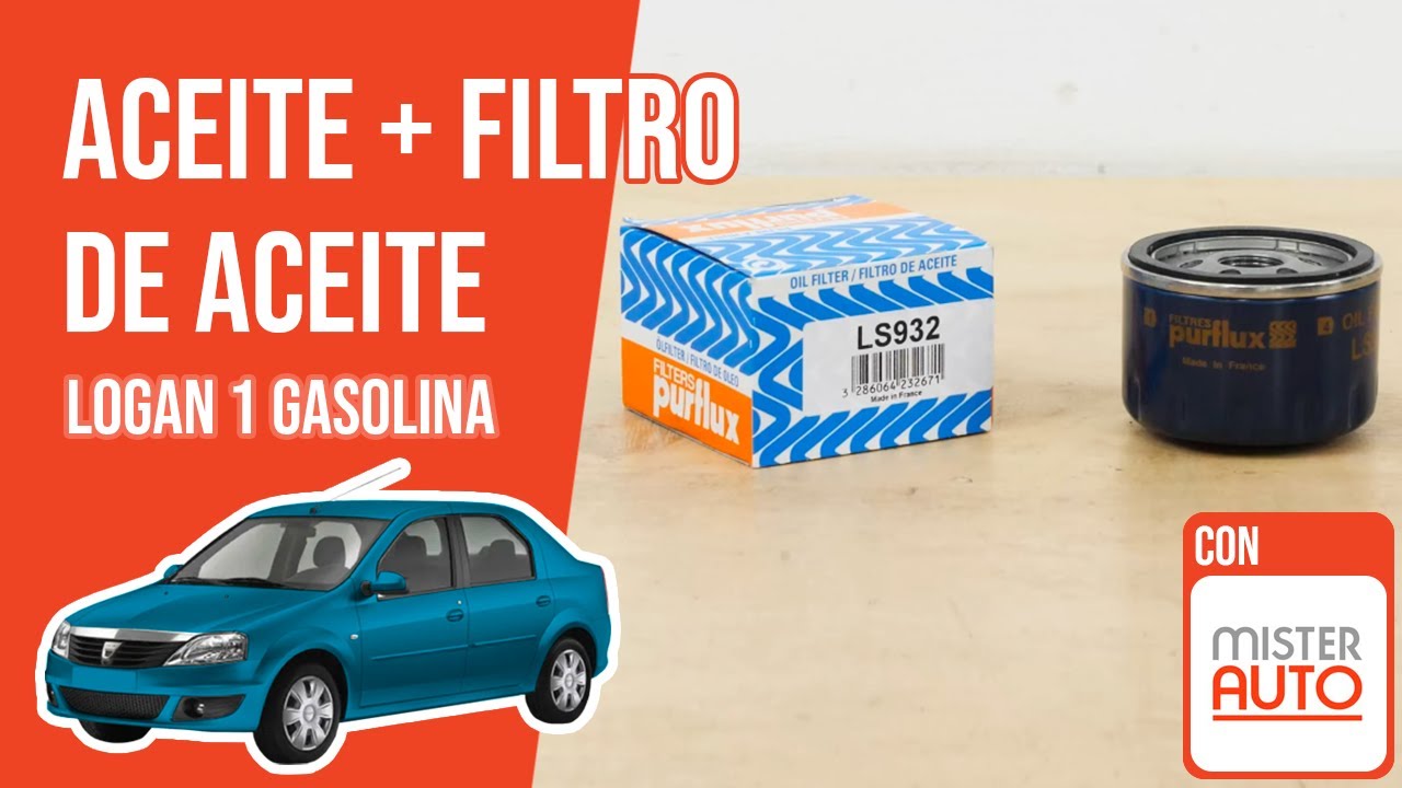 Cambio de aceite y de filtro de aceite Logan 1 1.6 MPI 🛢