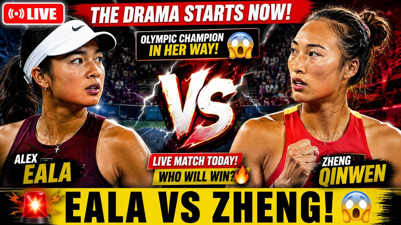 🔴 LIVE NOW! Alex Eala vs Zheng Qinwen &mdash; Can Eala Shock The Olympic Champion Today?