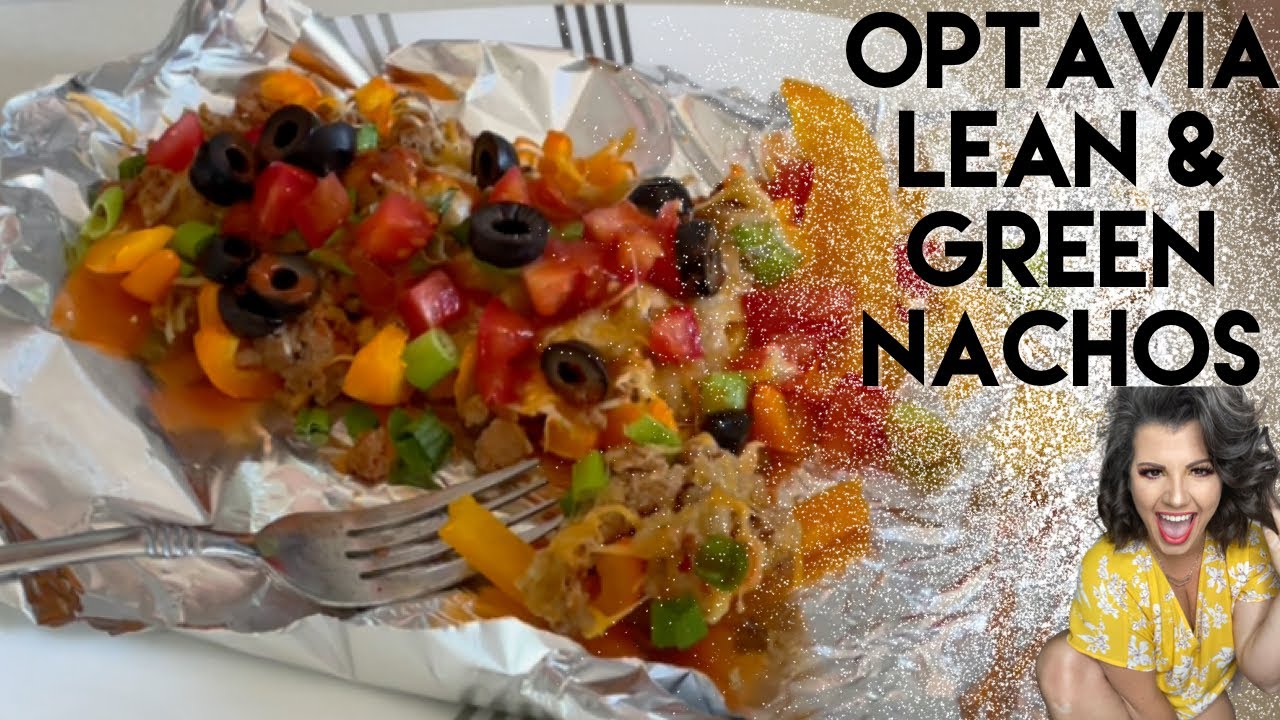 Optavia 5 & 1 Lean and Green Recipe: Bell Pepper Nachos (I am down 20 lbs)
