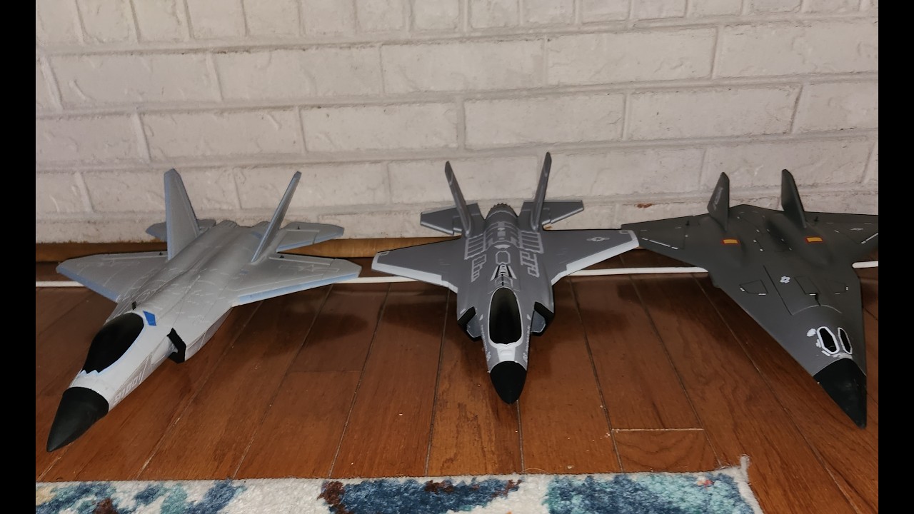 NEW FX9635 F35 DEERC Light Mini Super Fast F35 30mm EDF Remote Control Fighter Jet Maiden🔥