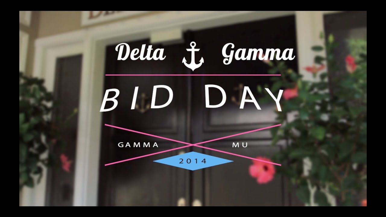 Delta Gamma Bid Day @ FSU 2014