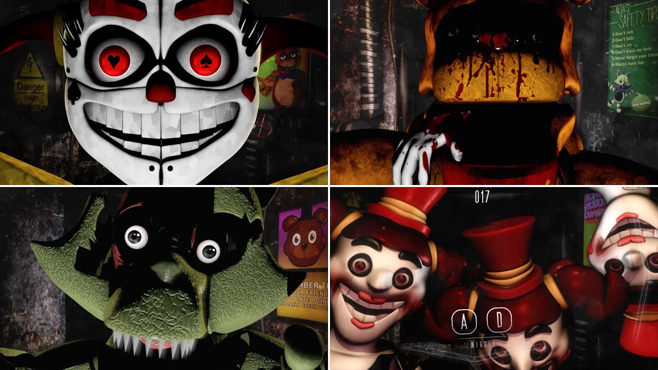 Project Elyza - All Jumpscares & Extras