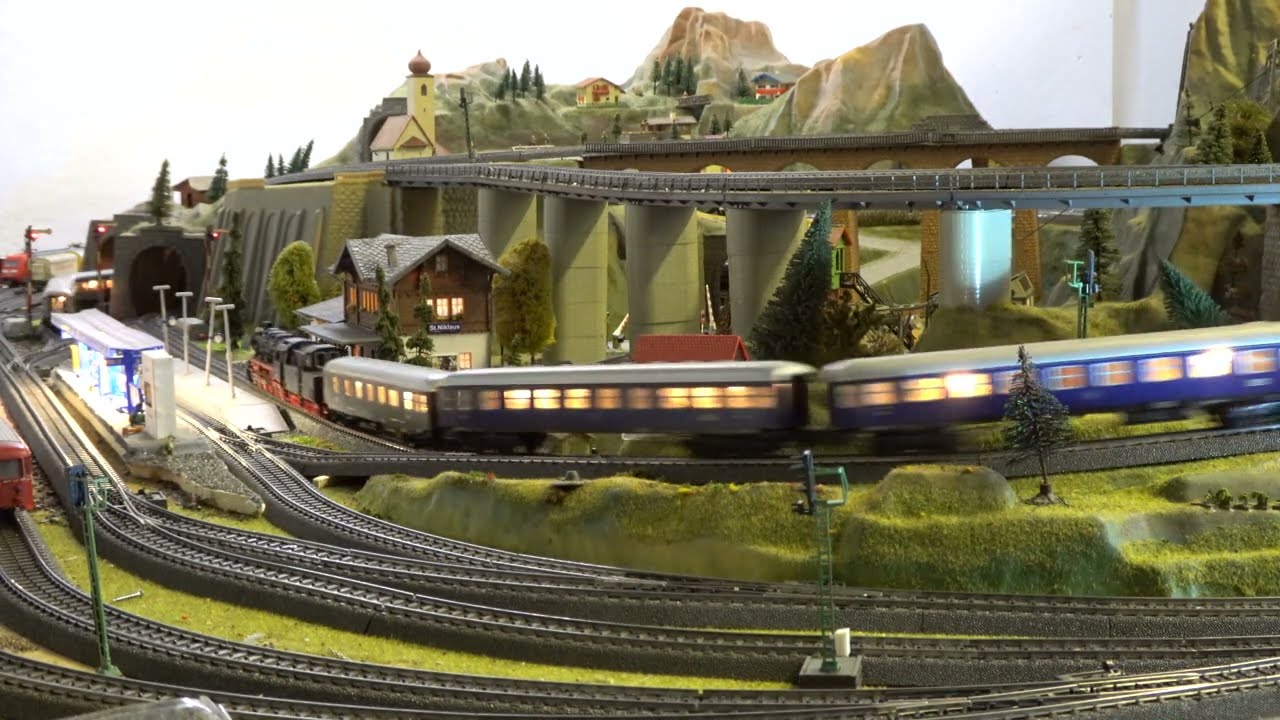 Modellbahn H0 - Meine besonderen Fahrmöglichkeiten auf meiner Silvretta-Anlage.