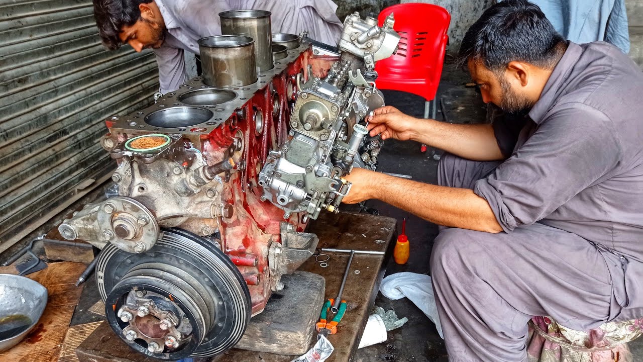 Hino 1J Truck Engine Repairing ||How To Restoration Truck Engine ||