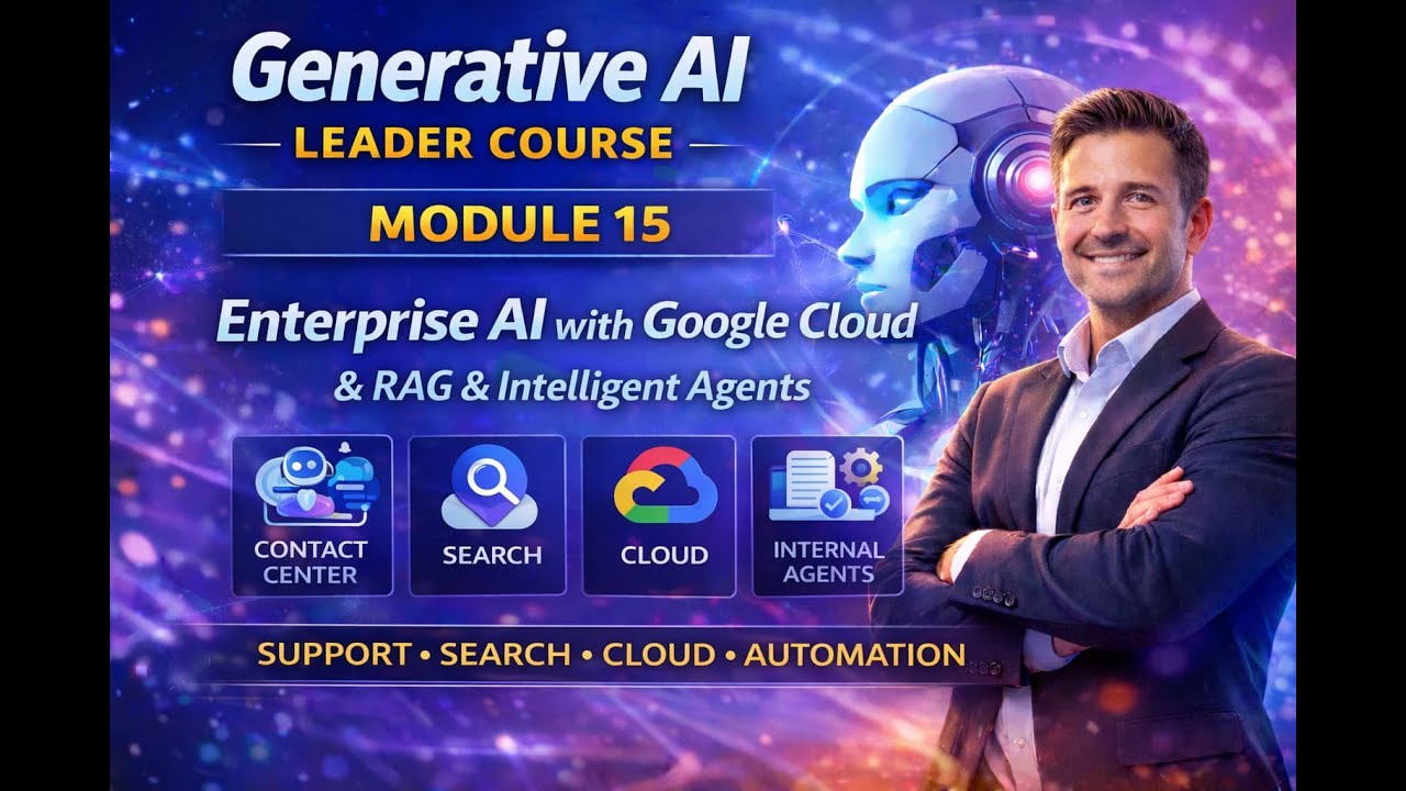 Generative AI Leader (Module 15): Enterprise AI with Google Cloud, RAG & Intelligent Agents