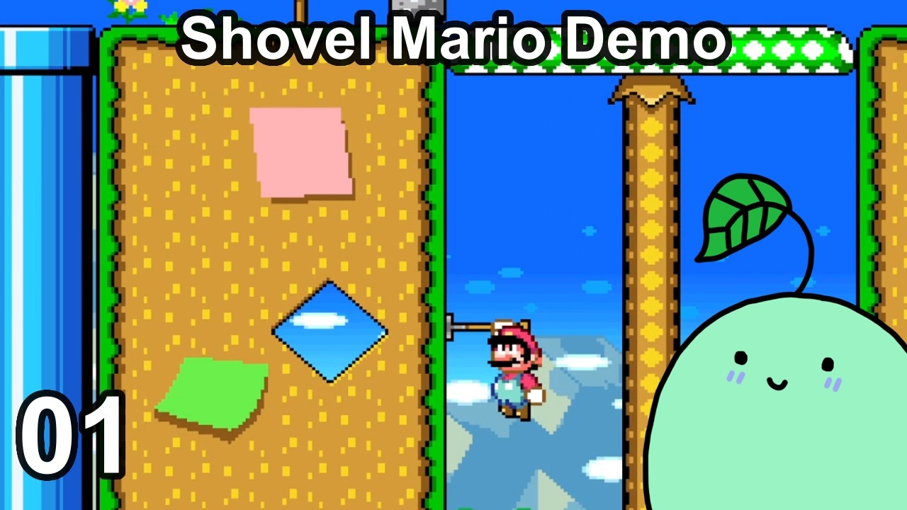 Mario got a new tool | Shovel Mario Demo (Part 1)