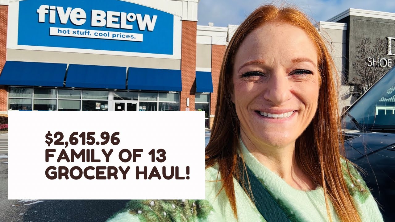 $2,615.96 FAMILY OF 13 GROCERY HAUL!