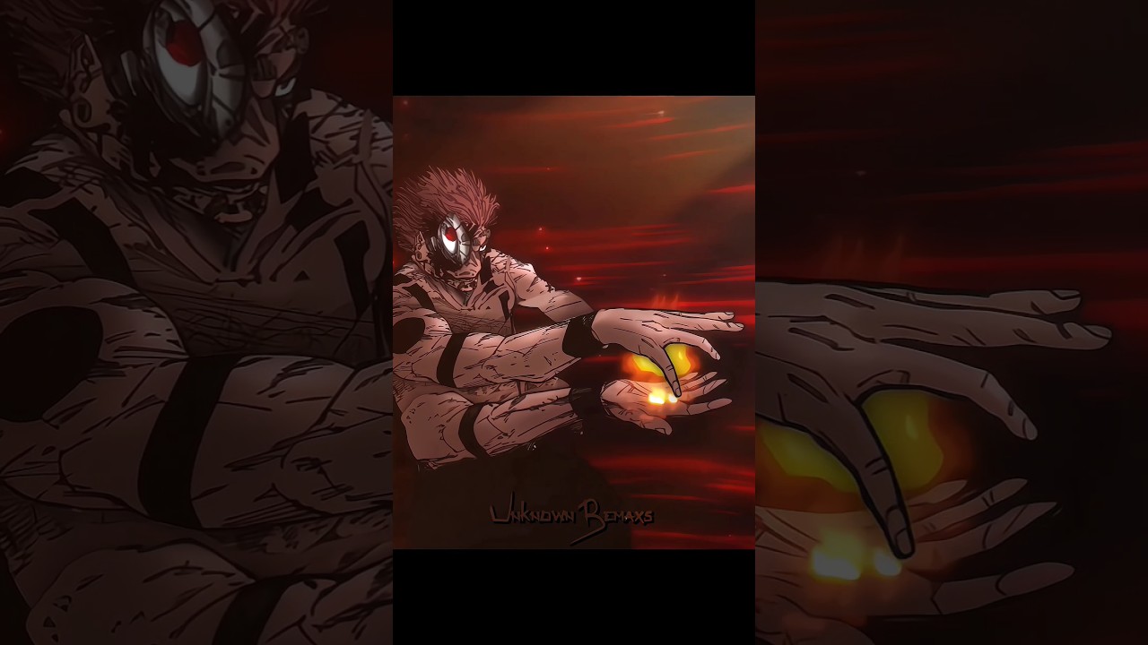 Sukuna after 8 black flash is crazy || edit ~ jujutsu kaisen || Chapter 258 [ manga edit ]